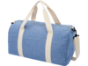 Спортивная сумка Pheebs из переработанного хлопка (синий)  (Изображение 1)