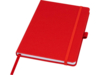 Блокнот А5 Honua из переработанных материалов (красный)  (Изображение 1)
