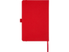 Блокнот А5 Honua из переработанных материалов (красный)  (Изображение 3)