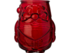 Подставка для чайной свечи Nouel из переработанного стекла (красный прозрачный)  (Изображение 2)