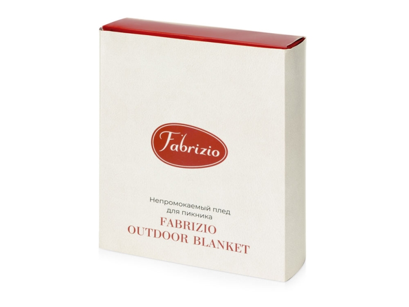 Непромокаемый плед для пикника Fabrizio, синий/черный (Изображение 5)