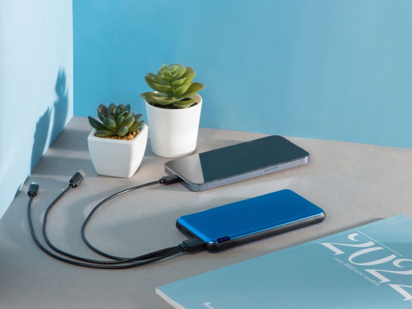 Внешний аккумулятор Forge, 10000 mAh (синий)  (Изображение 10)