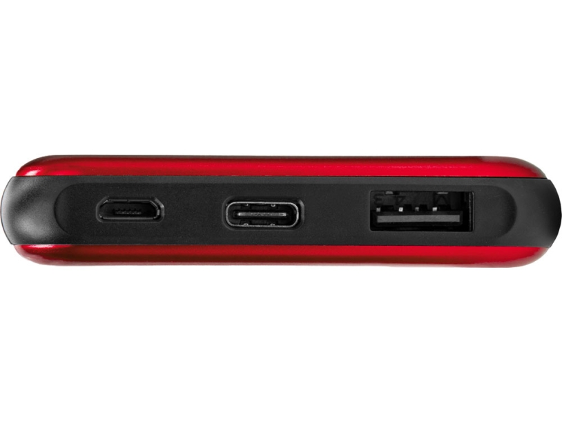 Внешний аккумулятор Forge, 10000 mAh (красный)  (Изображение 4)