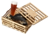 Набор мыла ручной работы Пиво и рыба, в деревянной коробке (Изображение 1)