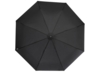 Montebello 21-дюймовый складной зонт с автоматическим открытием/закрытием и изогнутой ручкой, черный (Изображение 2)
