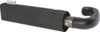 Montebello 21-дюймовый складной зонт с автоматическим открытием/закрытием и изогнутой ручкой, черный (Изображение 4)