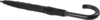 Fontana 23-дюймовый зонт карбонового цвета с механизмом автоматического открытия и изогнутой ручкой, черный (Изображение 3)