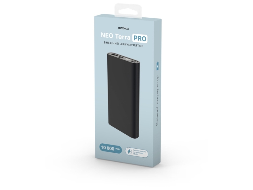 Внешний аккумулятор Terra Pro с QC/PD, 10000 mAh (Изображение 5)