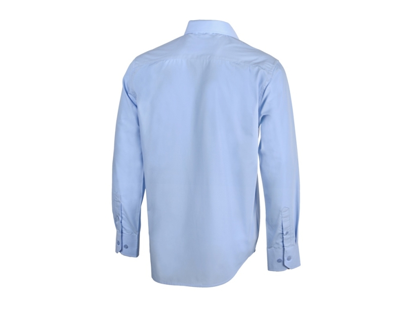 Рубашка Houston мужская с длинным рукавом (голубой) 3XL (Изображение 2)