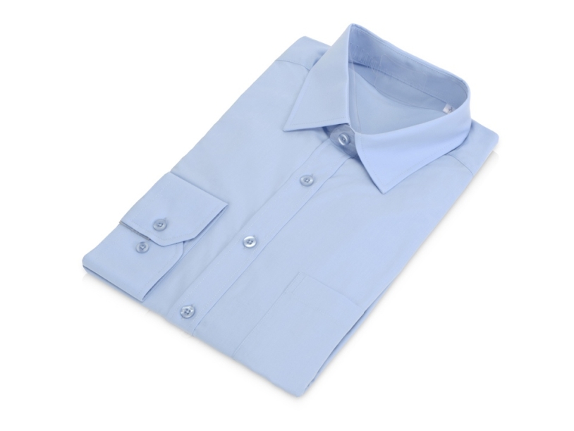 Рубашка Houston мужская с длинным рукавом (голубой) 2XL (Изображение 7)