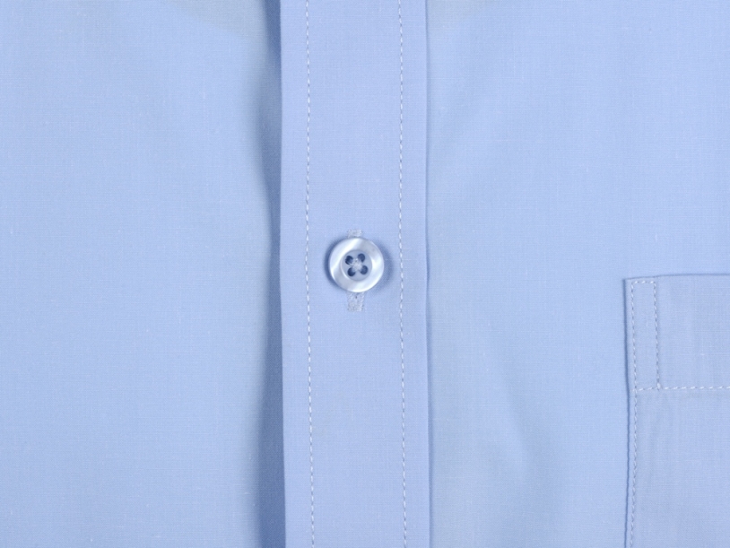 Рубашка Houston мужская с длинным рукавом (голубой) M (Изображение 5)