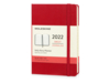 Ежедневник Moleskine Classic (2022), Pocket (9х14), красный, твердая обложка (Изображение 1)