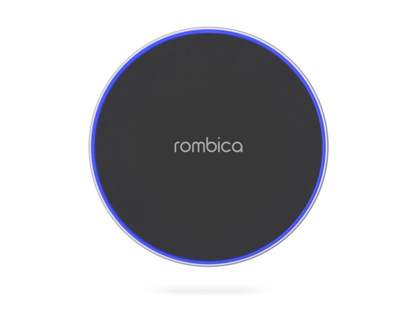 Беспроводное зарядное устройство NEO Core Quick c быстрой зарядкой с логотипом Rombica (черный)  (Изображение 2)