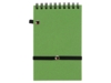 Блокнот Toledo S с шариковой ручкой из пшеницы и пластика (зеленый/зеленый) В7 (Изображение 5)