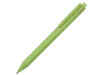 Блокнот Toledo S с шариковой ручкой из пшеницы и пластика (зеленый/зеленый) В7 (Изображение 6)