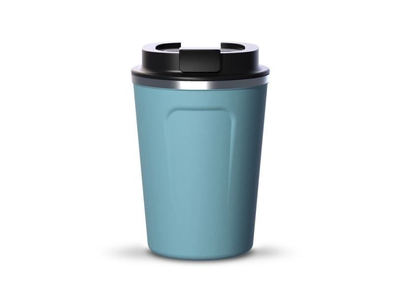 Термокружка CAFÉ COMPACT (голубой)  (Изображение 1)