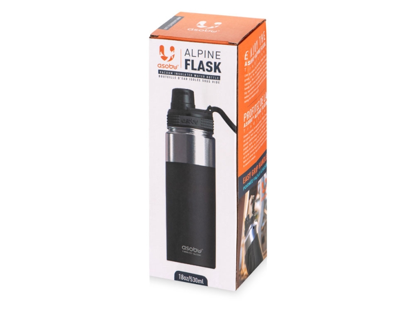 Термос ALPINE FLASK, 530 мл (черный)  (Изображение 11)