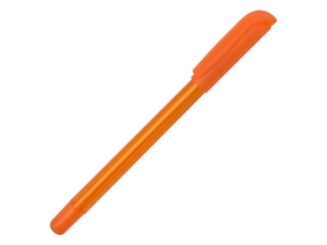 Ручка шариковая пластиковая Delta из переработанных контейнеров (оранжевый) 