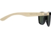 Taiyō, зеркальные поляризованные солнцезащитные очки в оправе из переработанного PET-пластика/бамбука в подарочной коробке, дерево (Изображение 7)