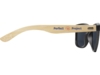 Солнцезащитные очки Sun Ray с бамбуковой оправой (черный)  (Изображение 4)