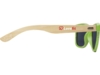 Солнцезащитные очки Sun Ray с бамбуковой оправой (лайм)  (Изображение 4)