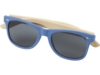 Солнцезащитные очки Sun Ray с бамбуковой оправой (синий)  (Изображение 3)