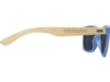 Солнцезащитные очки Sun Ray с бамбуковой оправой (синий)  (Изображение 5)