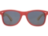 Солнцезащитные очки Sun Ray с бамбуковой оправой (красный)  (Изображение 2)