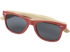 Солнцезащитные очки Sun Ray с бамбуковой оправой (красный)  (Изображение 3)