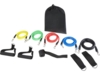Arnold комплект трубчатых эспандеров для занятий фитнесом в чехле из переработанного PET-пластика, многоцветный (Изображение 1)
