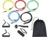 Arnold комплект трубчатых эспандеров для занятий фитнесом в чехле из переработанного PET-пластика, многоцветный (Изображение 4)