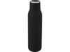 Бутылка с вакуумной изоляцией и металлической петлей Marka (черный)  (Изображение 4)