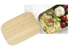 Tite Контейнер для обеда из нержавеющей стали с бамбуковой крышкой, серебристый (Изображение 4)