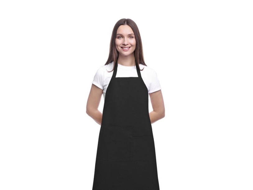 Хлопковый фартук Khana (черный)  (Изображение 3)