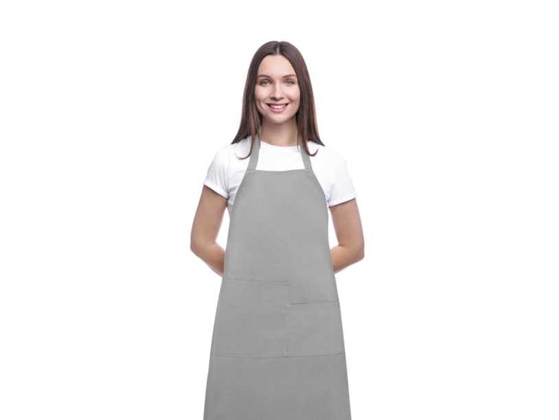 Хлопковый фартук Khana (серый)  (Изображение 3)