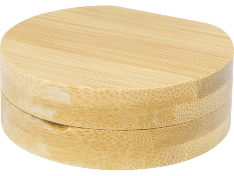 Карманное зеркало в бамбуковой раме Afrodit, natural (Изображение 3)