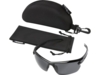 Поляризованные спортивные солнцезащитные очки Mönch в оправе из переработанного PET-пластика, черный (Изображение 4)