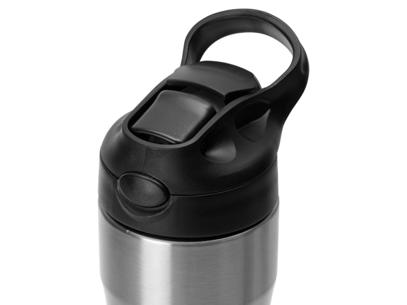 Бутылка для воды из стали Hike, 850 мл (серебристый)  (Изображение 3)