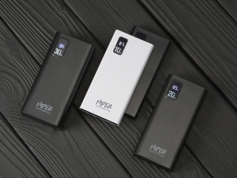 Портативный внешний аккумулятор FAST, 30000 mAh (черный)  (Изображение 7)