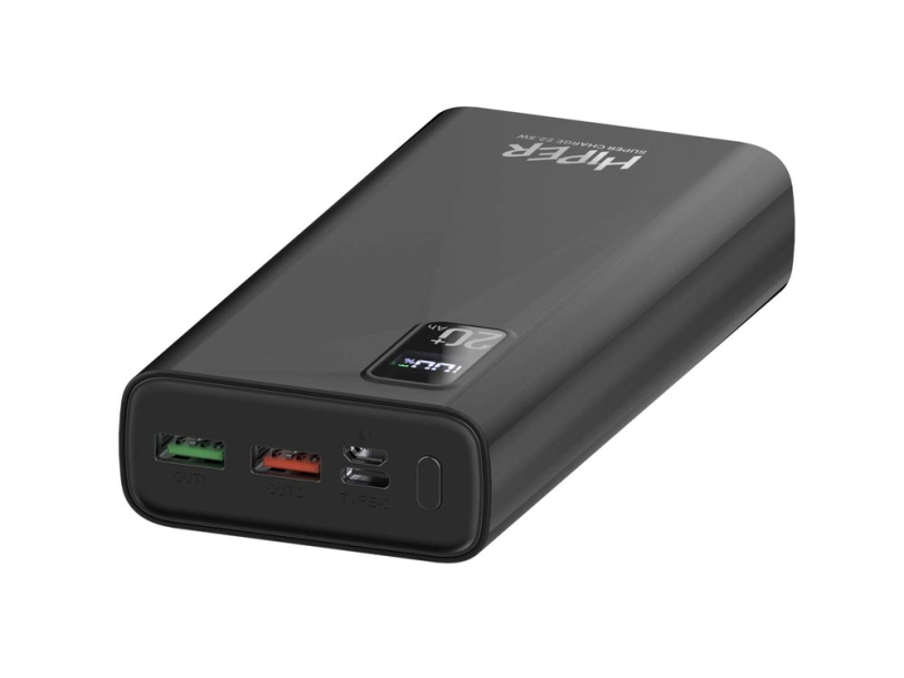 Портативный внешний аккумулятор FAST, 20000 mAh (черный)  (Изображение 3)