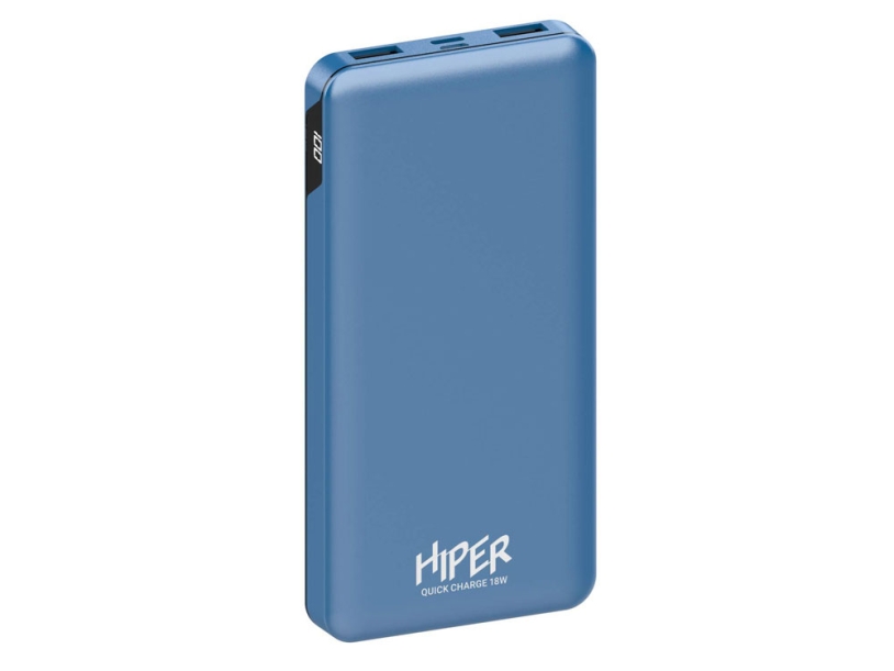 Портативный внешний аккумулятор MFX, 10000 mAh (синий)  (Изображение 1)