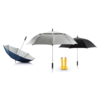 Зонт-трость антишторм Hurricane, d120 см, серый (Изображение 4)