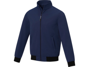 Легкая куртка-бомбер Keefe унисекс (темно-синий) XS