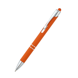 Ручка металлическая Ingrid софт-тач, оранжевый