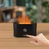 Светодиодный USB увлажнитель-ароматизатор Flame, черный (Изображение 4)