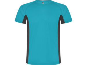 Спортивная футболка Shanghai мужская (бирюзовый/графит) XL