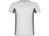Спортивная футболка Shanghai мужская (белый/графит) 2XL (Изображение 1)