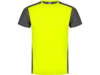 Спортивная футболка Zolder мужская (черный/неоновый желтый) XL (Изображение 1)