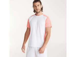 Спортивная футболка Zolder мужская (розовый/белый) 2XL