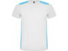 Спортивная футболка Detroit мужская (белый/бирюзовый) 2XL (Изображение 1)